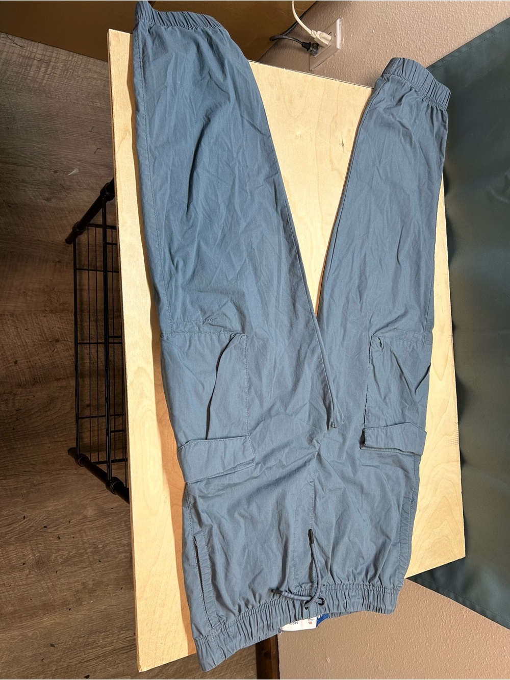 Old Navy Men's Slate-Blue Cargo Joggers
